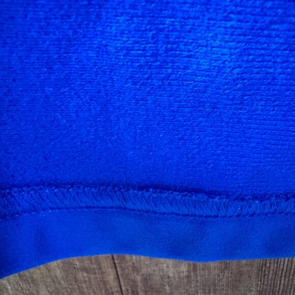 The North Face 1/4 Zip Cobalt Blue Microfleece Pullover Top in Women's XXL - Picture 7 of 9